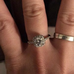 Beautiful princess cut ring